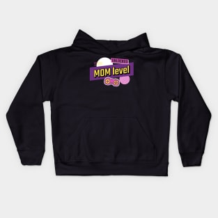 Mom level unlocked Kids Hoodie